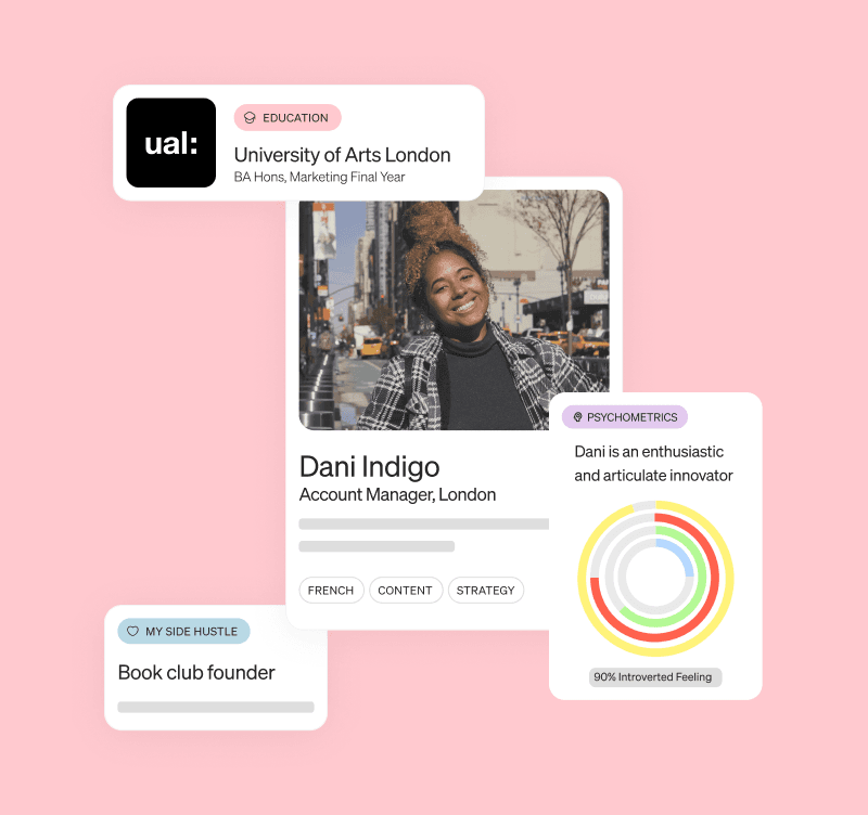 Create & share your profile